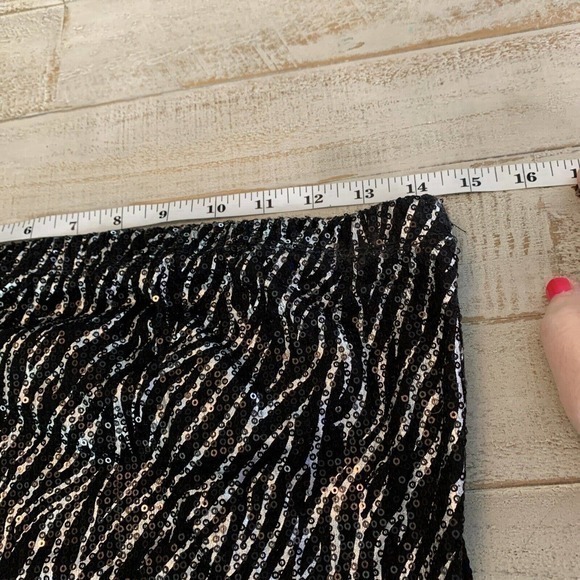 Linda USA, Sequence Zebra Sheer Strapless Tube Top Retro Y2K 90’s Mini Dress - Picture 5 of 7